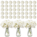 VEVOR 305 Valget Siidist Kunsthortensiat Vartega &ndash; T&otilde;etruud Pulmalilled, Kodukaunistus ja Peodekoor, 25 cm K&otilde;rgused