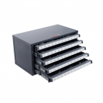 VEVOR Terasest puurihoidik 5 sahtliga, 60 lahtrit suurustele #1&ndash;#60, virnastatav ja m&auml;rgistatud hoiukapp