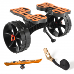 VEVOR Kokkupandav s&uuml;stak&auml;ru, 136 kg kandev&otilde;ime, 25,4 cm kummirattad ja rihm &ndash; kanuudele, aerulaudadele, paatidele