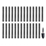 VEVOR Rennipuhastus Harjakomplekt, 24,4m, &Oslash;11cm Kaitse 12,7cm R&auml;nnele, 27 tk Lehtede ja Prahi T&otilde;kesti, Lihtne Paigaldus