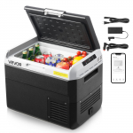 VEVOR 30L 12V auto k&uuml;lmik-s&uuml;gavk&uuml;lmik, kaasaskantav kompressork&uuml;lmik -20&ndash;20&deg;C, 12/24V DC ja 100&ndash;240V AC telkimiseks, reisiks, matkaautole