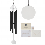 VEVOR 1677 mm s&uuml;gava tooniga tuulekellad 6 alumiiniumtoruga, mustad, v&auml;litingimustesse, m&auml;lestusdekoor aeda ja terrassile