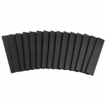 VEVOR 15-osaline meeste servakomplekt 6-lukuga garaažimattidele, libisemiskindel PP servakate, must, lihtne paigaldus