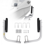 VEVOR 52,1 cm reguleeritavad paadiveotreileri juhtpostid, 2 tk tsingitud terasest kummirullikutega, kalastus/suusatamis/purjepaadile