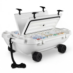 VEVOR 38 l ujuv jahuti rataste, veoliini ja kuivhoidlaga, isoleeritud j&auml;&auml;kast j&auml;rvele, basseinile, randa, valge