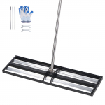VEVOR murutasandamise rehaga rullikuga, 76 x 25 cm roostevabast terasest tasandaja, 213 cm reguleeritav vars