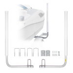 VEVOR 1016mm reguleeritavad paadiveohaagise juhtpostid, 2 tk terasest PVC postidega suusa-, kala- ja purjepaatidele