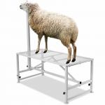 VEVOR kitsede ja lammaste stend, 119x58 cm laud l&uuml;psmiseks/p&uuml;gamiseks, reguleeritav k&otilde;rgus 53&ndash;84 cm, 227 kg kandev&otilde;ime, peatoega