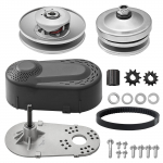 VEVOR 2000 RPM Sidurikomplekt 2&ndash;8 HP Mootoritele, 30. Seeria, 25,4 mm ja 15,9 mm V&otilde;lliaukudega ning Kestva Kummirihmaga
