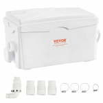 VEVOR 350W hakkur-kanalisatsioonipump, 6000 L/h vool, 7 m t&otilde;stek&otilde;rgus, 3 sisselaskeava vannitoa, k&ouml;&ouml;gi, pesuruumi heitveele