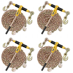 VEVOR Hammasratastega ahelakinnituskomplekt 10 mm x 6,1 m, G80 teras, 4173 kg koormus, veoksiks ja laadimiseks