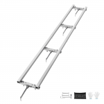 VEVOR 2,74 m kettsae freesi juhts&uuml;steem 4 risttalaga &ndash; vastupidav alumiiniumist ja rauast juhtr&ouml;&ouml;bas t&auml;pseks puidu l&otilde;ikamiseks