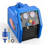 VEVOR 3/4 hj 220V k&uuml;lmaaine taaskasutusseade, &uuml;hesilindriline HVAC AC vedeliku ja auru taaskasutus&uuml;ksus, 1450 p/min, A1 A2L