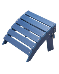 VEVOR kokkupandav Adirondack jalatugi &ndash; HDPE plastik, ilmastikukindel v&auml;listingimustes kasutamiseks, 40x48x33 cm, sinine