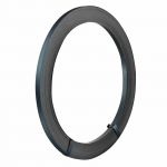 VEVOR Tugev terasest pakkelint, 100,5m x 12,7mm x 0,41mm, 500kg t&otilde;mbetugevus, ilmastikukindel, must