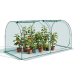 VEVOR 2.48 x 1.2 x 1.2 m k&otilde;rge taimede kaitsev&otilde;rk lukuga uksega, tuulekindel ja lihtsasti paigaldatav aiakate