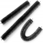 VEVOR 4,33 cm vihmaveerennide kaitseharjade komplekt, 4,6 m kogupikkus, sobib 12,7 cm rennidele, tsingitud terastraat, lehtede ja prahi kaitseks