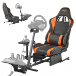 VEVOR reguleeritav v&otilde;idus&otilde;idu simulaatori alus Logitech ja Thrustmaster jaoks, tugev raam, kokkuklapitav, kuni 180kg