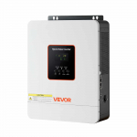 VEVOR 3000W 24V h&uuml;briidne p&auml;ikesepaneeli inverter 80A MPPT-ga, puhas siinuslaine, 230V AC, koju, haagissuvilale, off-grid s&uuml;steemidele