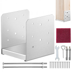 VEVOR 149x143x160 mm roostevabast terasest reguleeritav postialus 150x139.7 mm sammastele &ndash; terrassidele, piiretele, paviljonidele