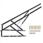 VEVOR vertikaalne voodit&otilde;stukikomplekt 150x180cm, 70kg kandev&otilde;ime, gaasvedruga mehhanism k&uuml;lalistetoale