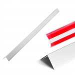 VEVOR alumiiniumist seinanurga kaitsmed 1217x50x50 mm, 12 tk komplekt, L-kujulised 90&deg; servakaitsed 3M teibiga koju ja kontorisse