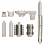 VEVOR 8-&uuml;hes keraamiline lokitangide komplekt automaatlokirullide, harjade ja otsikutega &ndash; k&otilde;ikidele juukset&uuml;&uuml;pidele, 32 mm, plasma tehnoloogia