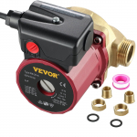 VEVOR 90W sooja vee ringluspump 15mm 220V, 50 L/min, 3-kiiruseline du&scaron;i, pesumasina ja p&auml;ikesek&uuml;tte tugevdaja