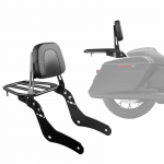 VEVOR eemaldatav mootorratta seljatugi ja pakiraam Honda Rebel CMX 1100 2021&ndash;2022, 445 mm, must