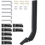 VEVOR 45,7 cm karbi tera piid, 6 tk reguleeritavad terasest kobestid 4 auguga, vahetatavad hambad ja tihvtid