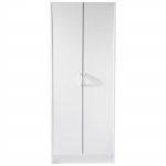 VEVOR 152cm k&otilde;rge k&ouml;&ouml;gikapp 3 riiuliga (2 reguleeritavad), vabaltseisev puidust hoiukapp, 50kg kandev&otilde;ime