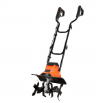 VEVOR 1200W elektriline mullafrees, 36 cm t&ouml;&ouml;laius, 22 cm s&uuml;gavus, terasest labad, kokkupandav k&auml;epide aia ja muru hoolduseks