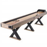 VEVOR 3,5 m Shuffleboard ja Bowling M&auml;ngulaud &ndash; Kriimustuskindel, 8 L&uuml;katit, Vaha, Hari &ndash; Pere M&auml;ngutuppa
