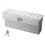 VEVOR vastupidav alumiiniumist t&ouml;&ouml;riistakast lukuga, 75L veekindel hoiukast pikapile, haagistele, RV-le - h&otilde;bedane