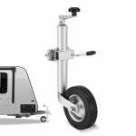 VEVOR raskeveokite haagise tungraud rattaga, 150 kg kandev&otilde;ime, 230 mm t&otilde;ste, poltidega kinnitatav haagise tungraud matkaautodele ja haagistele