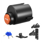 VEVOR Raskeveokiline Haagise Lukk 58,6 mm Sidurile, Varaste Vastane, Roostekindel, 3 V&otilde;tit, Sobib Haagisele, Paadile, Matkaautole