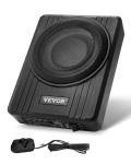 VEVOR 25cm 300W &Otilde;huke Istmealune Auto Subwoofer Sisseehitatud V&otilde;imendiga, Helitugevuse Juhtimine Auto, Maasturi, Veoki, Matkaauto Jaoks