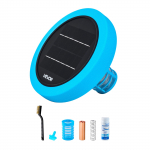 VEVOR p&auml;ikeseenergial basseinioonisaator 132000 l ujuv vase veepuhasti basseinidele ja spa&rsquo;le, kloorivaba, testiribadega