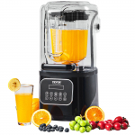 VEVOR 2 l 2200 W professionaalne blender kaitsekorpusga, 9 kiirust, 5 programmi, j&auml;&auml; purustamine ja smuutide valmistamine
