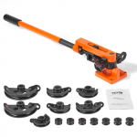 VEVOR K&auml;sitsi Torupainutaja 10&ndash;25 mm, 7 Survevormiga, 180&deg; Vask- ja Alumiiniumtorude Painutust&ouml;&ouml;riist HVAC ja Autoremonti