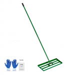 VEVOR murutasandaja rehits 76x25 cm, vastupidav Q235 terasest murutasandust&ouml;&ouml;riist 198 cm varrega aeda, hoovi, farmi ja golfiv&auml;ljakule