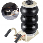 VEVOR 3 Tonni Pneumaatiline Kolmekihiline &Otilde;hut&otilde;stuk, 450 mm T&otilde;ste, Kiire 5s T&otilde;stmine, 6 Terastoru, Autode Remondiks - Valge