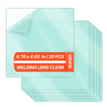 VEVOR keevituskiivri v&auml;limised katteklaasid 121x118 mm - 20 tk kaitsefiltrid CRIUS/METIS automaatselt tumenevatele kiivritele