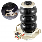 VEVOR 3 Tonni Kolmekordne &Otilde;hukelk, 140&ndash;450 mm T&otilde;ste, 5s Kiirt&otilde;ste, K&auml;epidemetega, Autodele, Valge