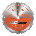 VEVOR 305 mm ketassaeleht, 80T sulamhammastega, 25.4 mm v&otilde;ll, t&auml;pseks puidu, vineeri, OSB, lehtpuu l&otilde;ikamiseks
