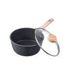 VEVOR 2,4L mittenakkuv kastrul klaasist kaane ja eemaldatava k&auml;epidemega, alumiiniumist keedupott induktsioon-, gaasi- ja elektripliidile