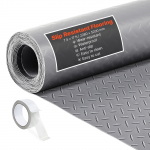 VEVOR 2,28 x 5,2 m PVC garaažip&otilde;randa matt, 2,2 mm paksune, libisemiskindel, kergesti puhastatav, h&otilde;behall teipiga