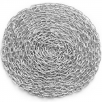 VEVOR tsingitud s&uuml;sinikterasest ahel 6,35 mm x 30,5 m, 700 kg kandev&otilde;ime, kiir&uuml;hendused, pukseerimiseks, matkamiseks, riputamiseks