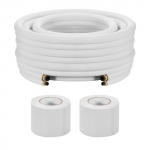 VEVOR 15,2m Mini Split vasktorude komplekt, 6,4 & 9,5mm OD isolatsiooniga, mutrite ja teipidega AC/k&uuml;tte s&uuml;steemidele