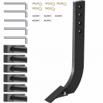 VEVOR 45,7 cm reguleeritavad kasti terasharud 4 auguga ja vahetatavate hammastega, terasest ripper-skarifikaatori komplekt traktorile, 5 tk